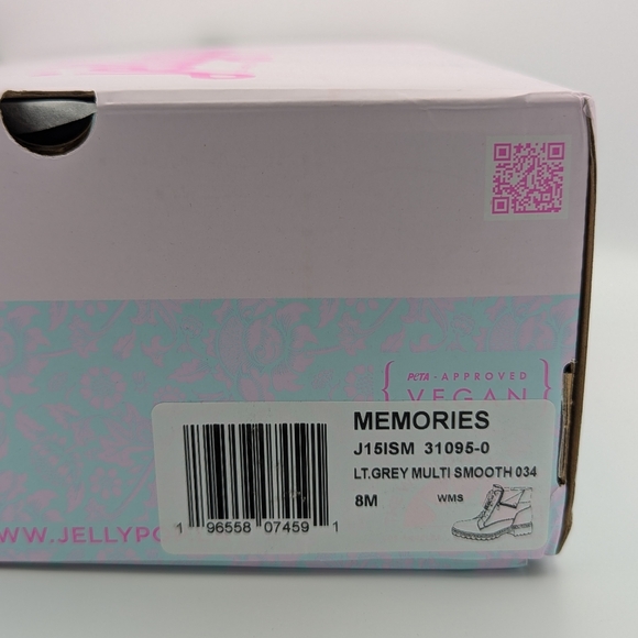 Jellypop Women's Memories Lace Up Stylish Gray Ankle Boots Size 8 - Picture 5 of 6